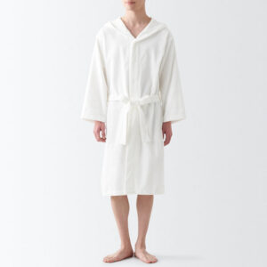 Side Seamless Pile Bathrobe